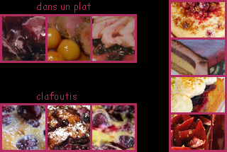 lien recette de cerises dans un plat et de gteau ou clafoutis aux cerises